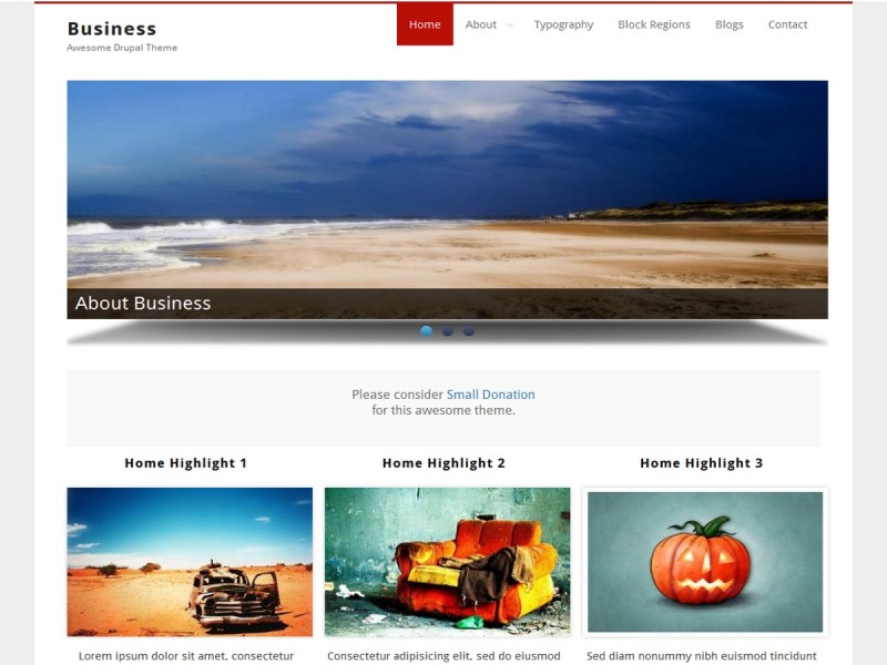 Drupal Business Theme