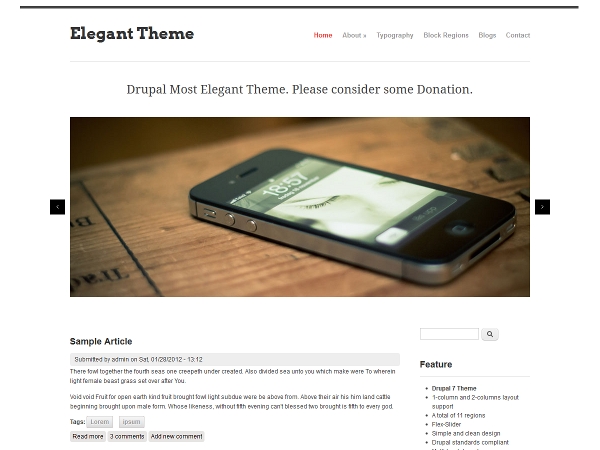 Drupal Elegant Theme