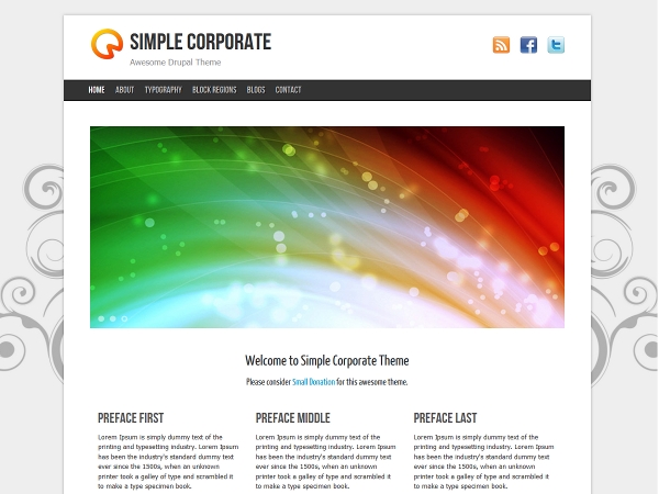 Drupal Simple Corporate