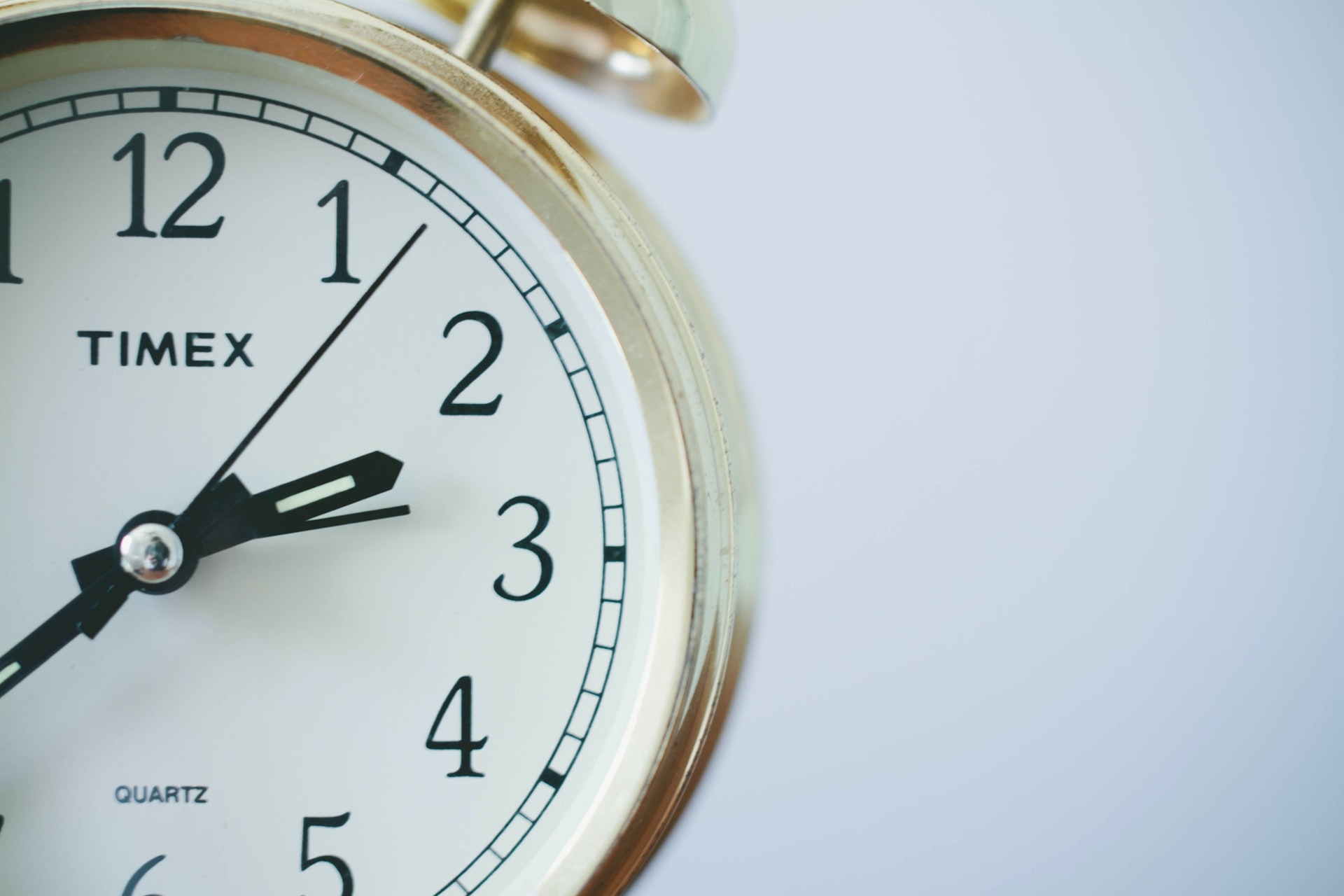 Time is precious