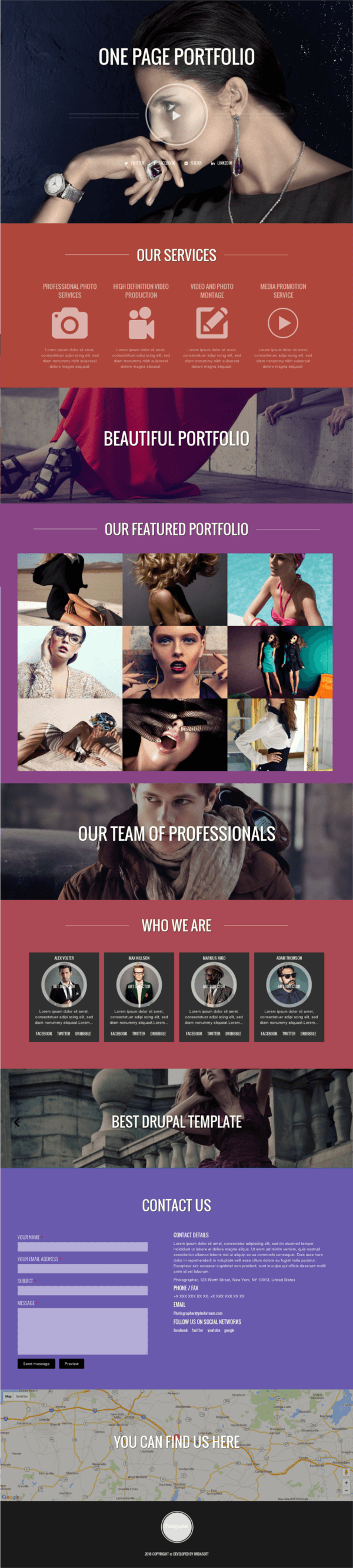 Photographer theme