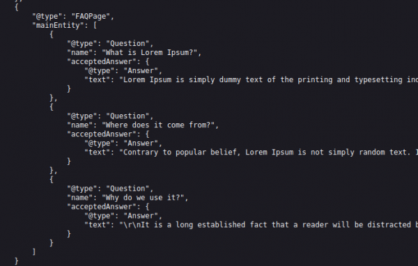 FAQ Schema