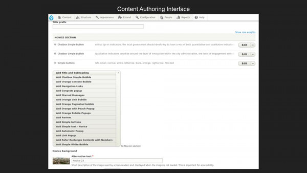 Authoring experience - Backend