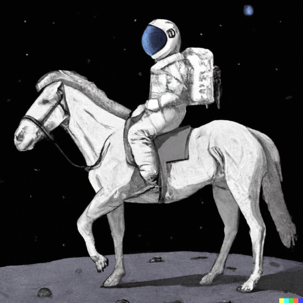 astronaut on a horse