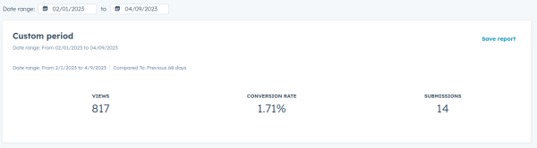 Form Conversion Results