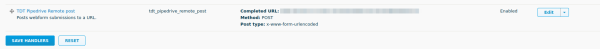 Remote Post Handler - Webform