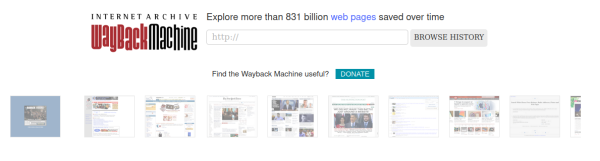 Way Back Web