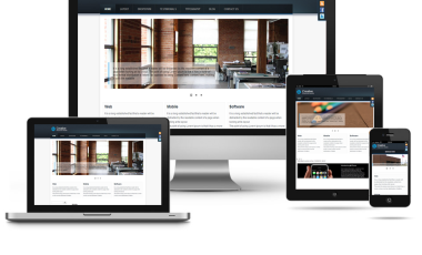 Creative Responsive Theme in various devices