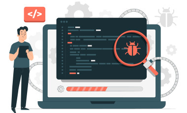 Software Bug Illustration